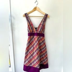 Patagonia A-Line V-neck cotton dress. Size 14